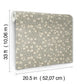 Poppy Trail Aqua Floral Wallpaper