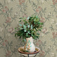 Tea Olive Green Finch Frolic Wallpaper