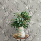Tea Olive Gray Finch Frolic Wallpaper