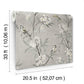 Tea Olive Gray Finch Frolic Wallpaper