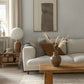 Midolin Sandsten Light Grey Texture Wallpaper