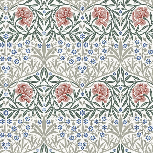 Oxford Union Pink Floral Vines Wallpaper