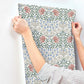 Oxford Union Pink Floral Vines Wallpaper