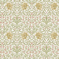 Oxford Union Yellow Floral Vines Wallpaper