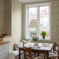 Oxford Union Yellow Floral Vines Wallpaper