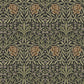 Oxford Union Black Floral Vines Wallpaper