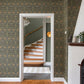 Oxford Union Black Floral Vines Wallpaper