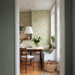 Iris Light Green Wild Gardens Wallpaper
