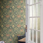 Iris Navy Wild Gardens Wallpaper