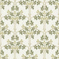 Blackberry Chartreuse Vine Trellis Wallpaper