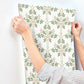 Blackberry Pink Vine Trellis Wallpaper
