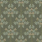 Blackberry Grey Vine Trellis Wallpaper