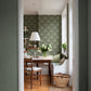 Blackberry Grey Vine Trellis Wallpaper