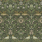 Bird Green Floral Thicket Wallpaper