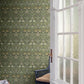 Bird Green Floral Thicket Wallpaper