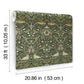 Bird Green Floral Thicket Wallpaper