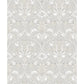 Spring Thicket Dove Tulip Damask Wallpaper