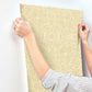 Ceiling Yellow Intricate Floral Wallpaper