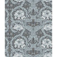 African Marigold Dark Blue Floral Wallpaper