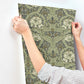 African Marigold Sea Green Floral Wallpaper