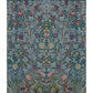Vine Embroidery Teal Wall Mural