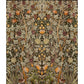 Vine Embroidery Green Wall Mural