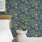 Everglades Teal Botanical Wallpaper