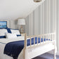 Navarres Stripe Charcoal Faux Linen Wallpaper