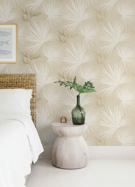 Hatteras Champagne Palms Wallpaper