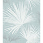 Hatteras Sky Blue Palms Wallpaper