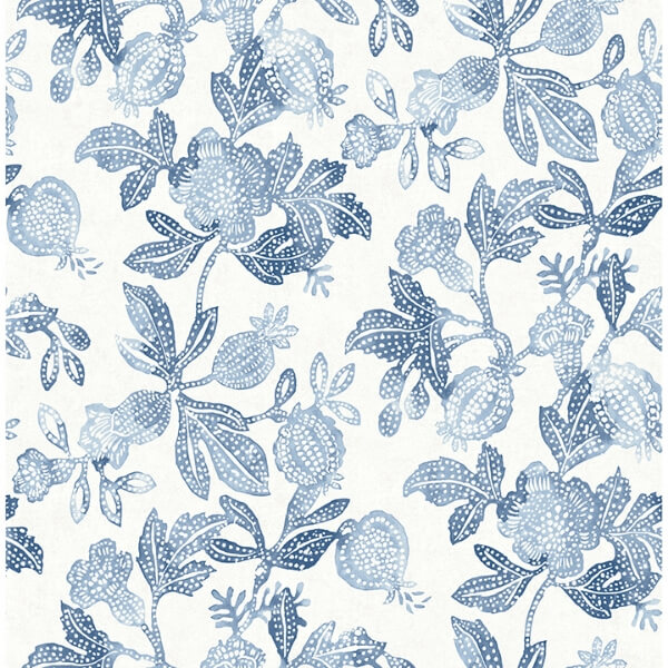 Beach Rose Blue Floral Fruits Wallpaper