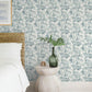 Beach Rose Teal Floral Fruits Wallpaper
