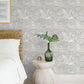 Egret Slate Tidal Dance Wallpaper