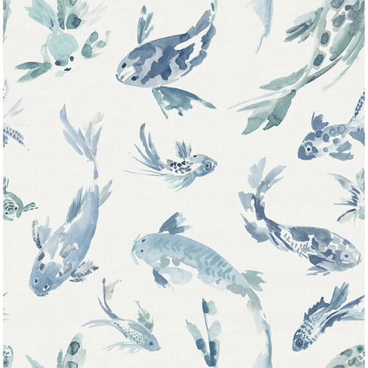 Koi Blue Fish Wallpaper