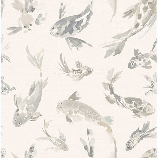 Koi Stone Fish Wallpaper