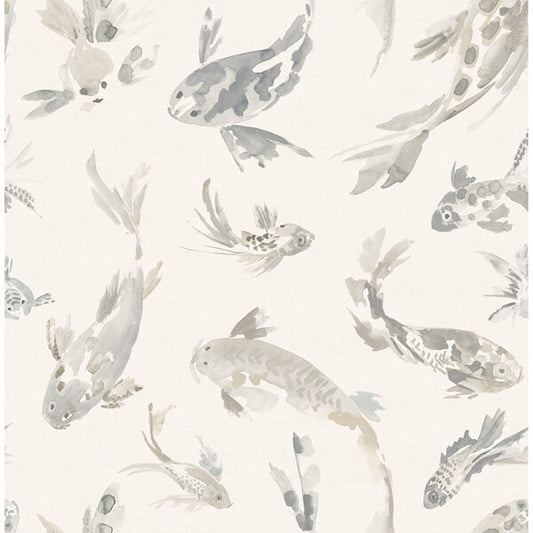 Koi Stone Fish Wallpaper