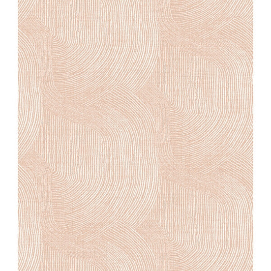 Folly Blush Zen Swirls Wallpaper