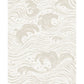 Swell Beige Ocean Wave Wallpaper