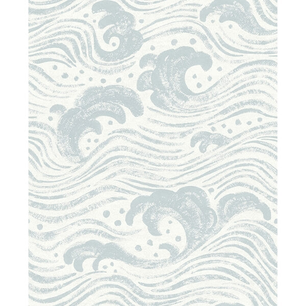 Swell Light Blue Ocean Wave Wallpaper