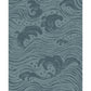Swell Teal Ocean Wave Wallpaper