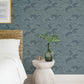 Swell Teal Ocean Wave Wallpaper