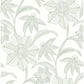 Star Flower Light Green Floral Trail Wallpaper