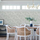 Star Flower Light Green Floral Trail Wallpaper