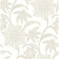 Star Flower Beige Floral Trail Wallpaper