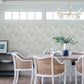 Star Flower Beige Floral Trail Wallpaper
