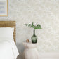 Star Flower Beige Floral Trail Wallpaper