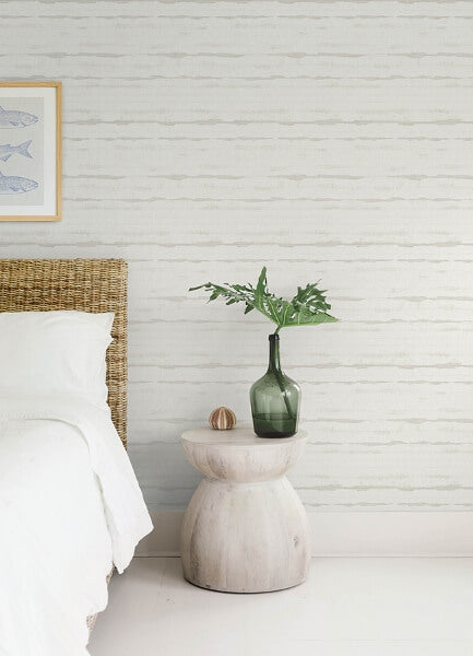 Destin Dove Stripe Wallpaper
