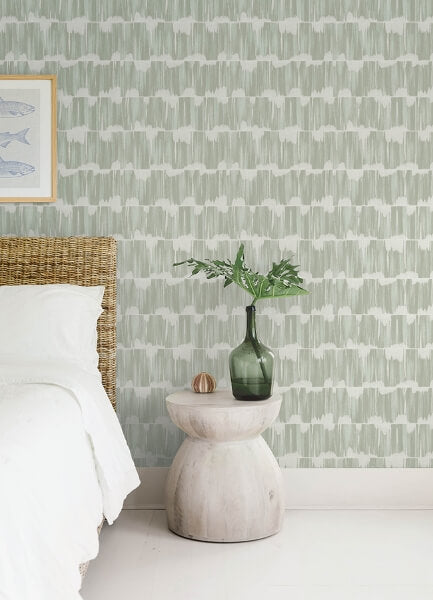 Serendipity Seafoam Shibori Wallpaper