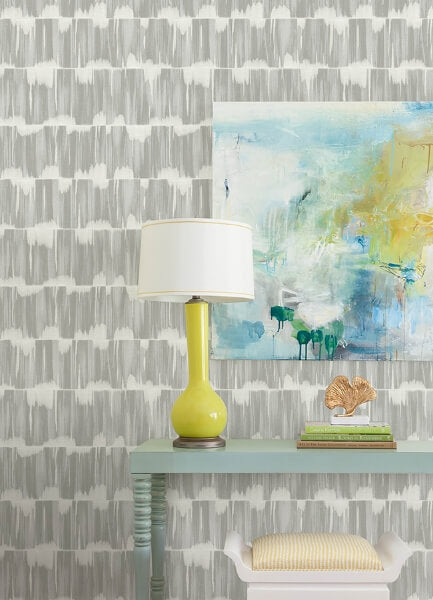 Serendipity Sterling Shibori Wallpaper