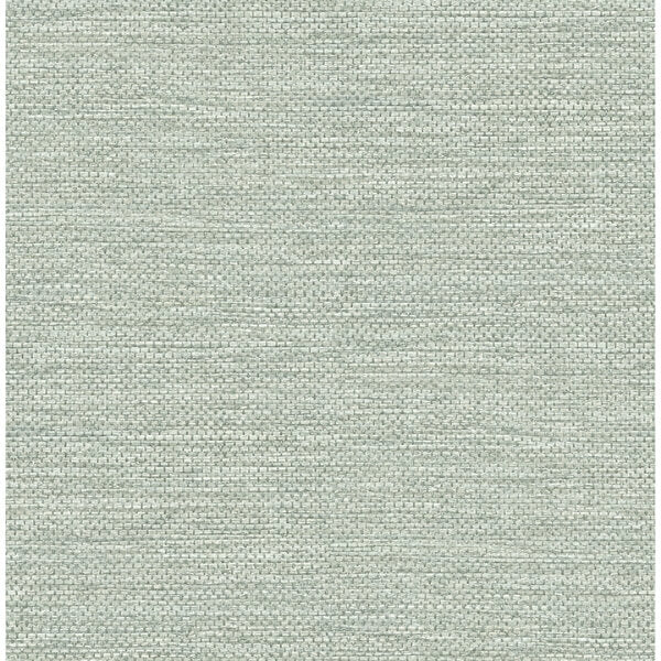 Malin Seafoam Faux Grasscloth Wallpaper